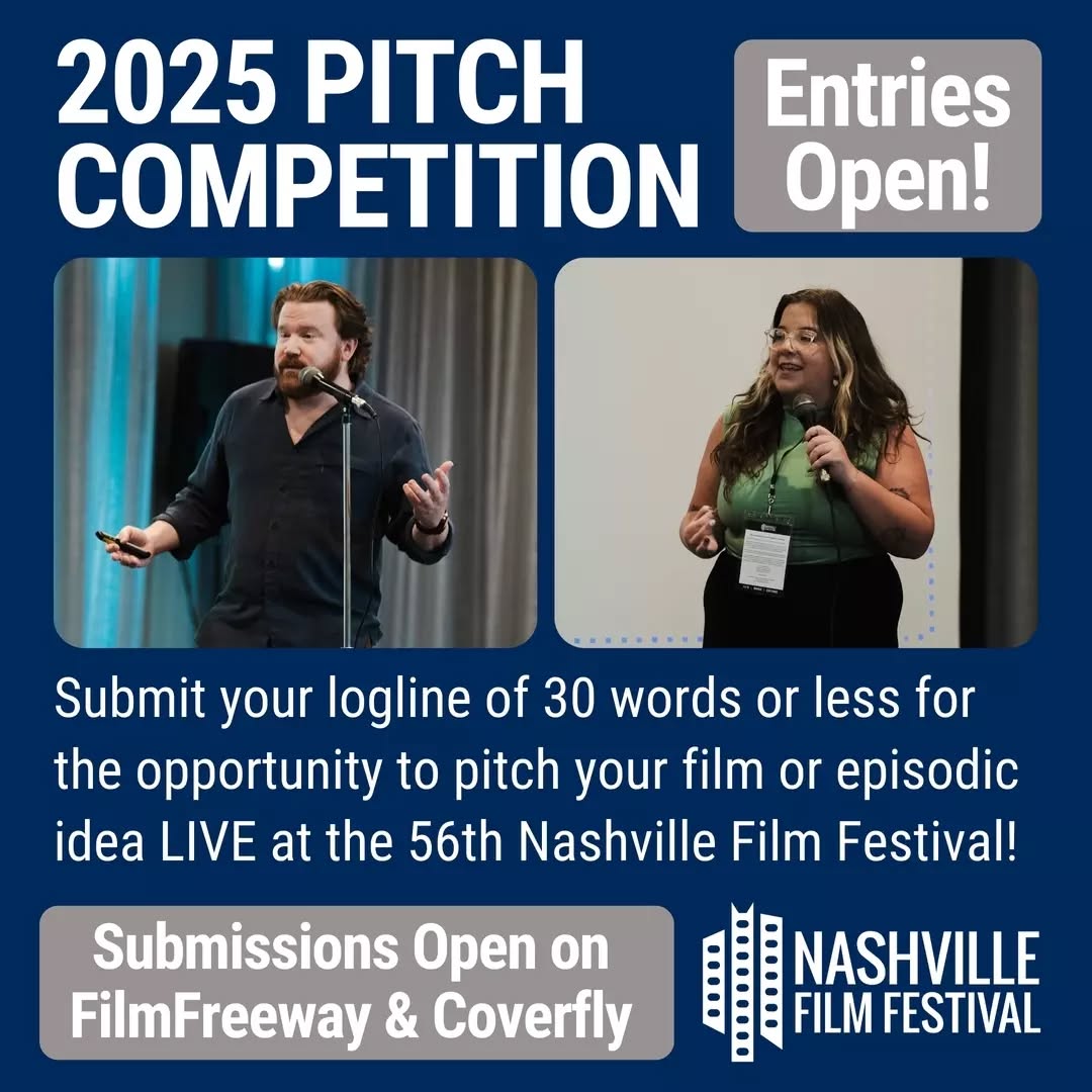 Do you have a great idea for the next hit show or an original feature film? We’d love to hear your pitch! Submit your logline of 30 words or less for the opportunity to pitch your film or episodic idea LIVE at the 56th Nashville Film Festival ✨ 

🏆 The top twenty-five loglines in each category are selected to pitch their idea virtually to a panel of industry pros, who will choose ten finalists from each category to pitch live at the 2025 Nashville Film Festival. The finalists will receive a festival badge that allows them access to the entire festival, including social and networking opportunities. 
 
⌛ Submission Deadline: July 1, 2025

Head to the link in our bio for more information or to submit your logline! 

#PitchCompetition #NashFilm